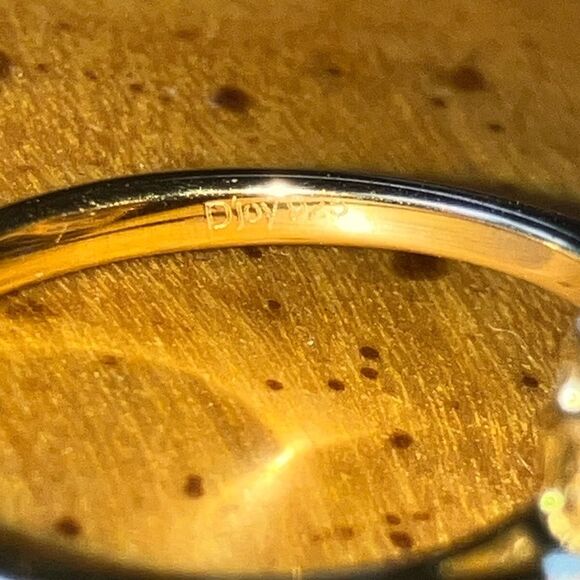 Rhodolite Garnet Citrine Sterling Silver Double Halo Ring Size 6 - Picture 5 of 8